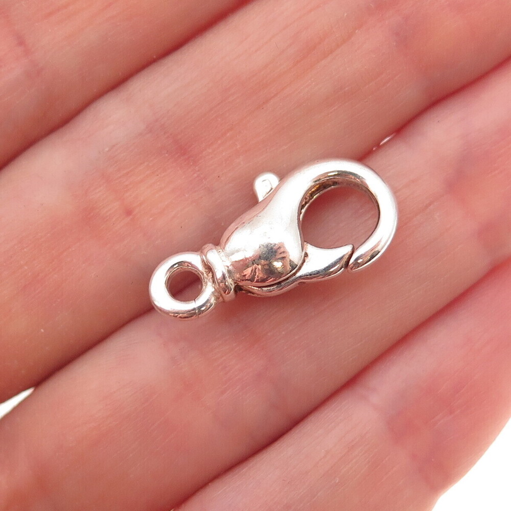 925 Sterling Silver Vintage Bracelet / Necklace Lobster Lock Clasp